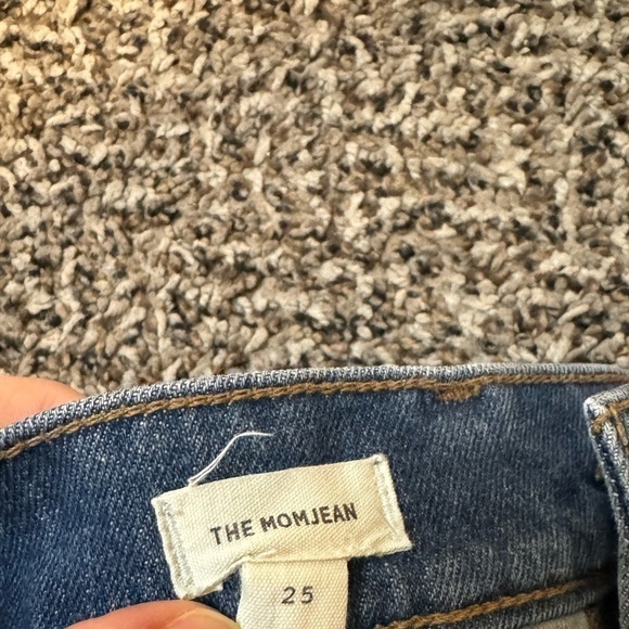 Madewell dark wash high waisted mom jeans - Picture 3 of 3